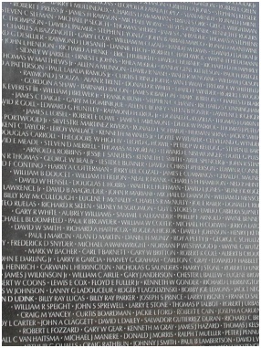 The Vietnam War Memorial